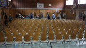 Aufstuhlen der Mehrzweckhalle Aufstuhlen der Mehrzweckhalle
